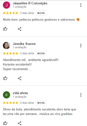 Avaliação de Jaqueline R Conceição, Jessica Soares, Cida Alves